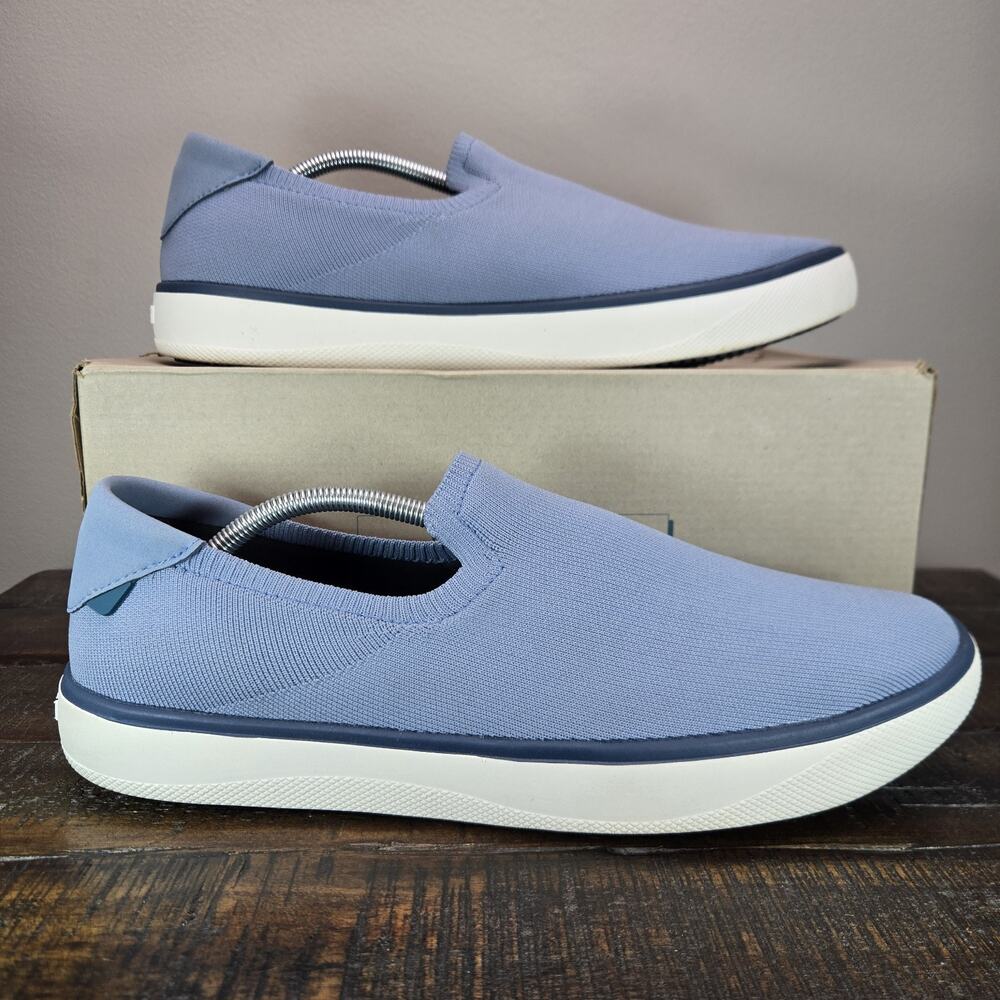 Vessi Boardwalk Slip On Mens Size 13 Waterproof Shoes Sneakers Tidal Blue